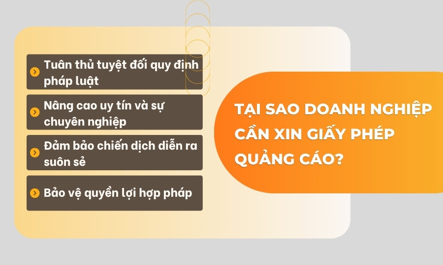 Lý do doanh nghiệp cần xin giấy phép quảng cáo