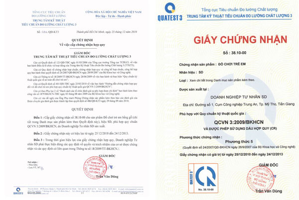 Giấy chứng nhận hợp quy Giấy chứng nhận hợp quy