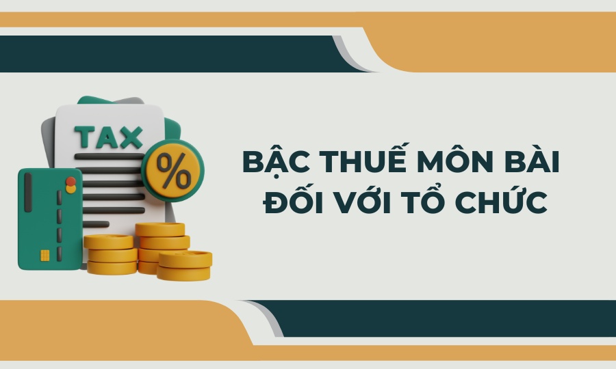 Bậc thuế môn bài đối với tổ chức