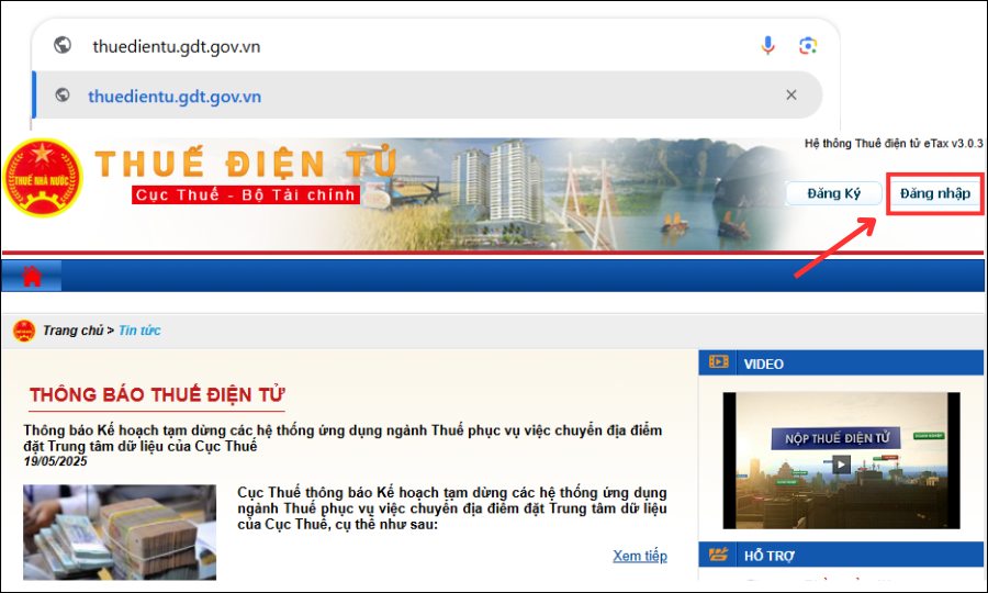 Cách lập tờ khai lệ phí môn bài online