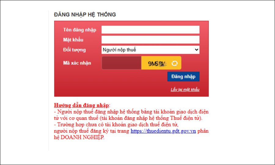 Cách lập tờ khai lệ phí môn bài online