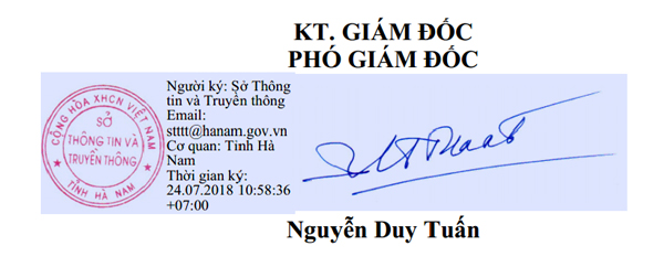 Dấu và chữ ký số là điểm mới đáng chú ý tại Nghị định 30 Dấu và chữ ký số là điểm mới đáng chú ý tại Nghị định 30