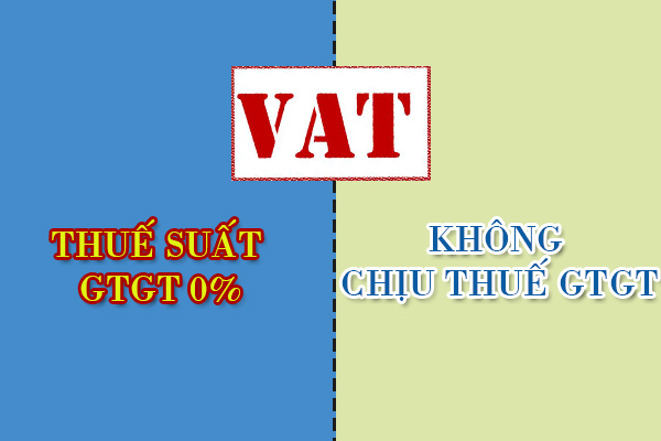 Thuế suất 0% và không chịu thuế Thuế suất 0% và không chịu thuế