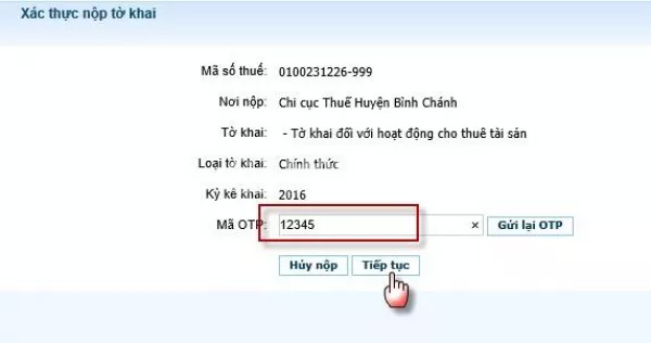 Nhập mã OTP từ tin nhắn điện thoại Nhập mã OTP từ tin nhắn điện thoại