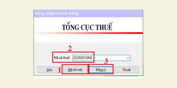 Đăng nhập phần mềm HTKK Đăng nhập phần mềm HTKK