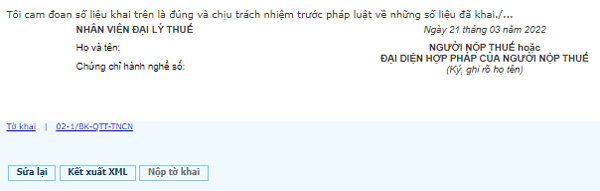 Chọn kết xuất XML Chọn kết xuất XML