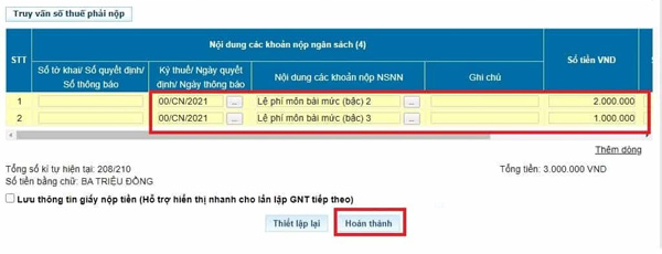 Lưu ý khi nộp tiền thuế môn bài cho chi nhánh, địa điểm kinh doanh, VPĐD Lưu ý khi nộp tiền thuế môn bài cho chi nhánh, địa điểm kinh doanh, VPĐD