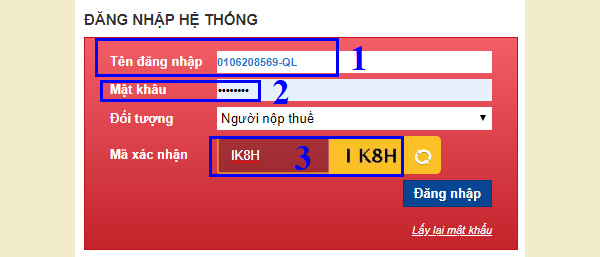 Thêm -ql vào sau mã số thuế nhé Thêm -ql vào sau mã số thuế nhé