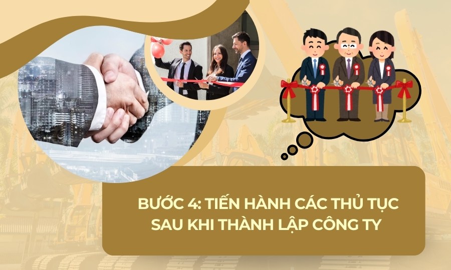 thủ tục sau khi thành lập công ty xây dựng