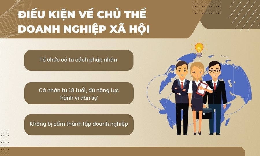 Điều kiện về chủ thể thành lập doanh nghiệp