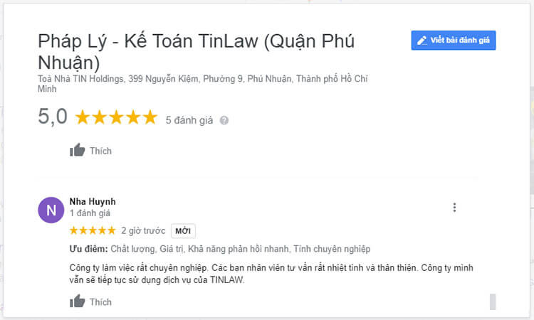 Feedback của khách hàng