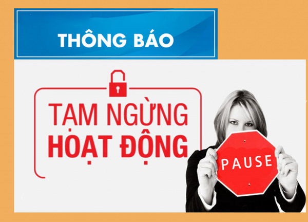 Mẫu hồ sơ thông báo tạm ngừng kinh doanh Mẫu hồ sơ thông báo tạm ngừng kinh doanh