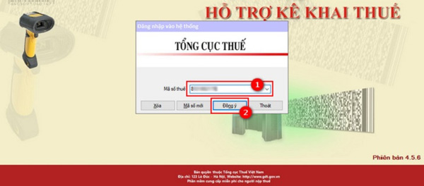 Đăng nhập HTKK Đăng nhập HTKK