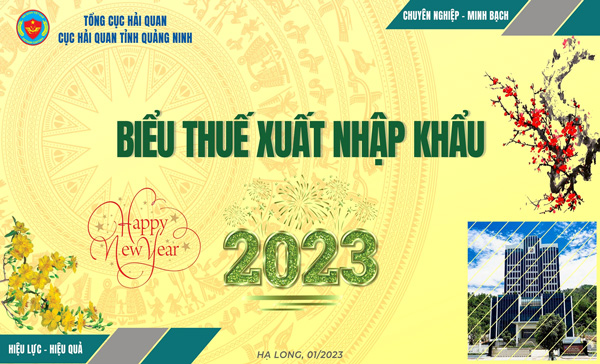 Biểu thuế xuất nhập khẩu 2023 Biểu thuế xuất nhập khẩu 2023