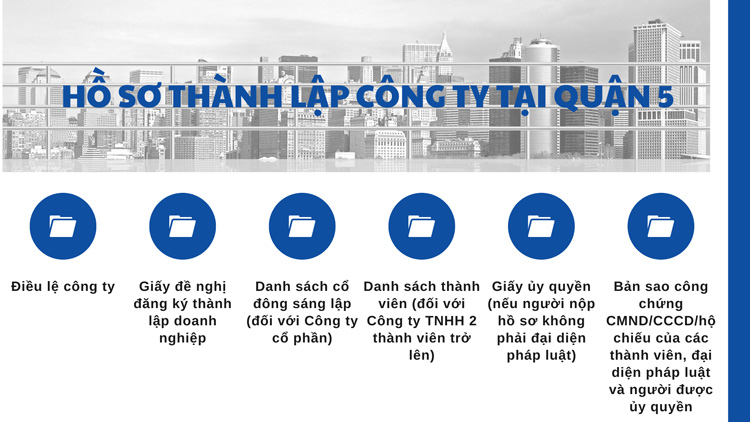 Hồ sơ thành lập công ty tại Quận 5, TPHCM Hồ sơ thành lập công ty tại Quận 5, TPHCM