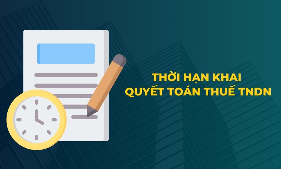 Thời hạn khai quyết toán thuế thu nhập doanh nghiệp