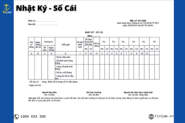 Nhật ký - Sổ Cái trong sổ sách kế toán