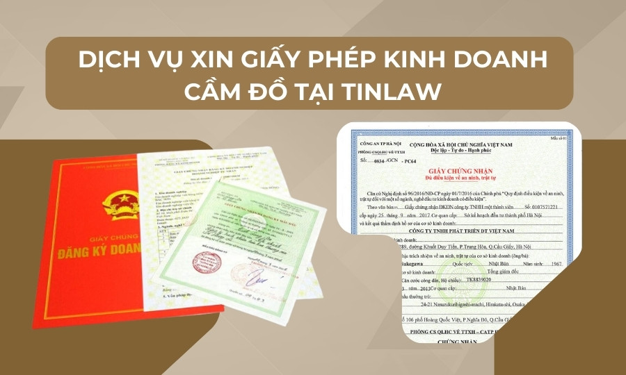 Dịch vụ xin giấy phép kinh doanh cầm đồ