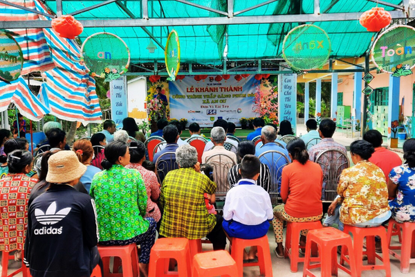 Lễ khánh thành dự án “Thắp sáng Phum Sóc xã An Cư