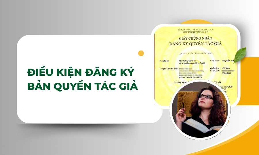 Điều kiện dịch vụ đăng ký bản quyền tác giả
