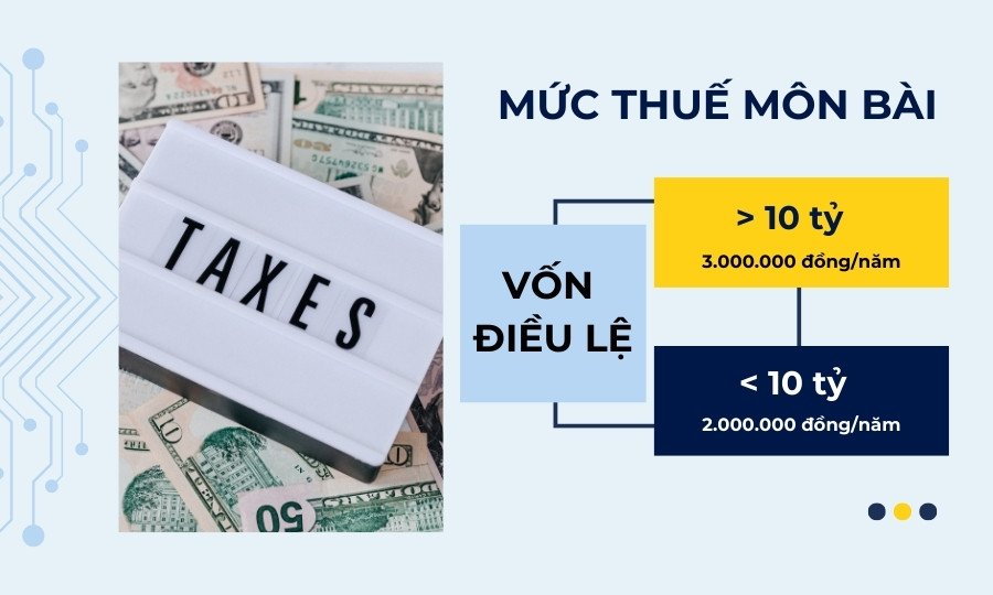 Mức thuế môn bài cần nộp