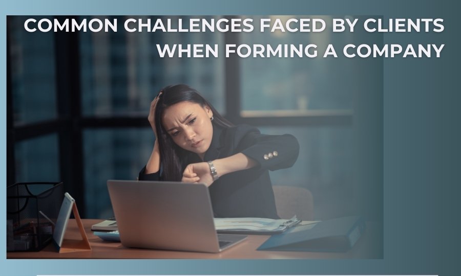 challenges faced by clients when forming a company