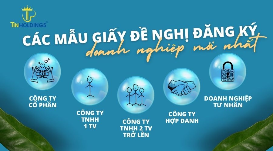 giấy đề nghị đăng ký doanh nghiệp mới nhất
