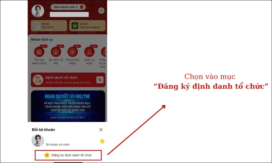 định danh điện tử cho doanh nghiệp
