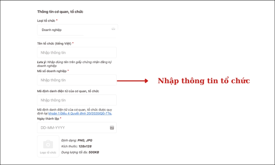 định danh doanh nghiệp
